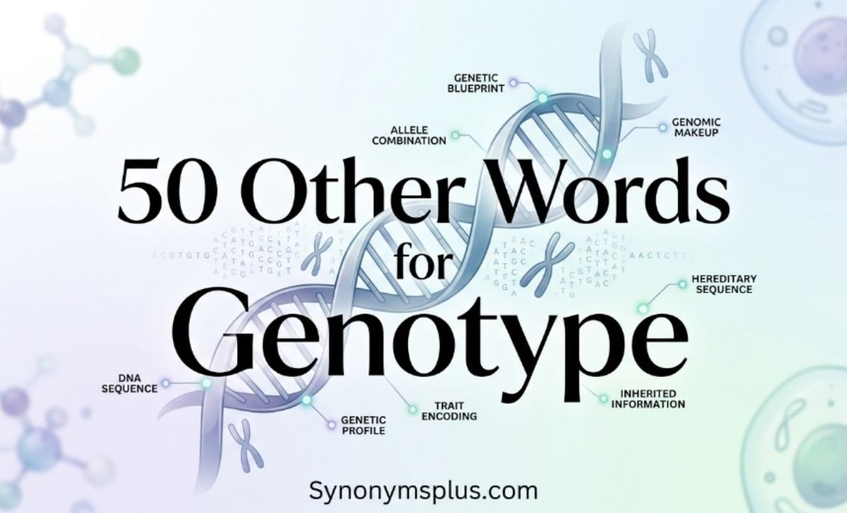 50 Other Words for Genotype