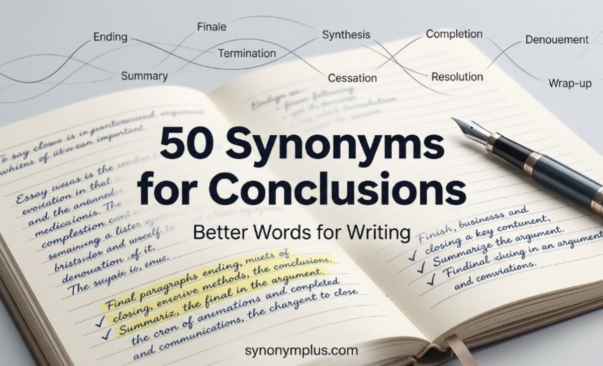 50 Synonyms for Conclusions