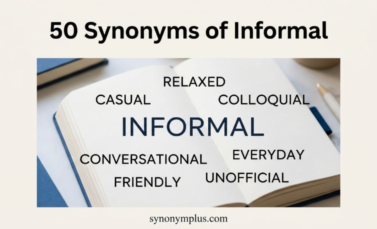 50 Synonyms of Informal