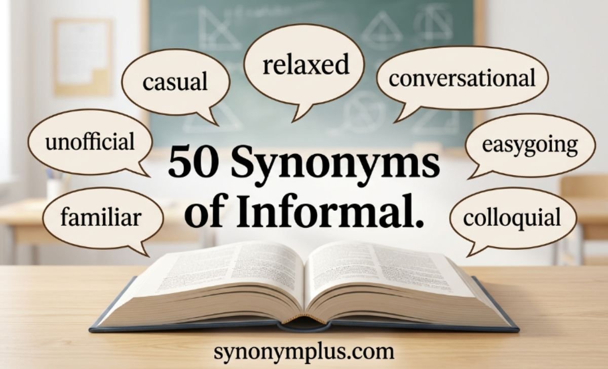 50 Synonyms of Informal