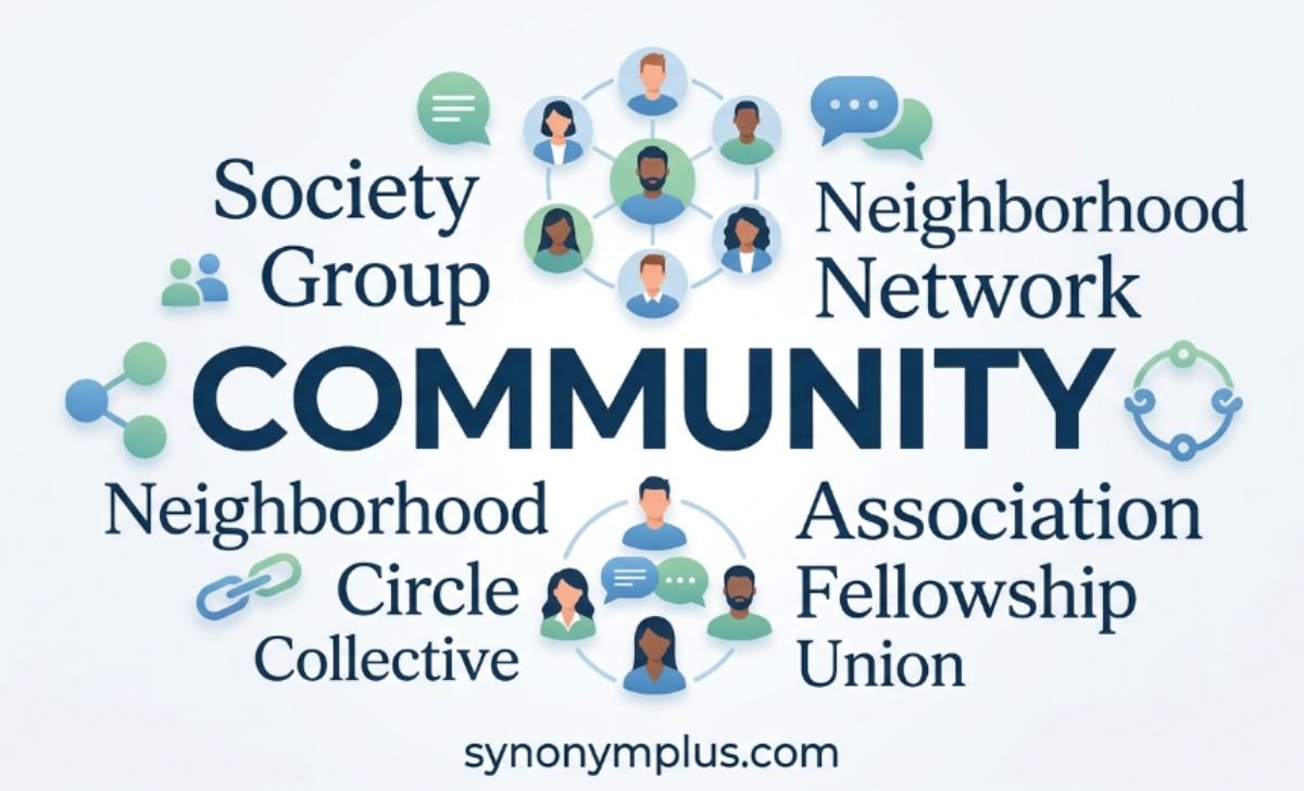 50 Synonyms to Community