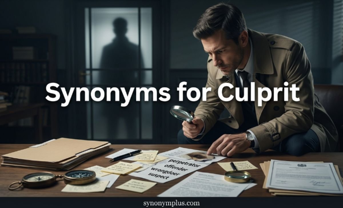 Synonyms for Culprit
