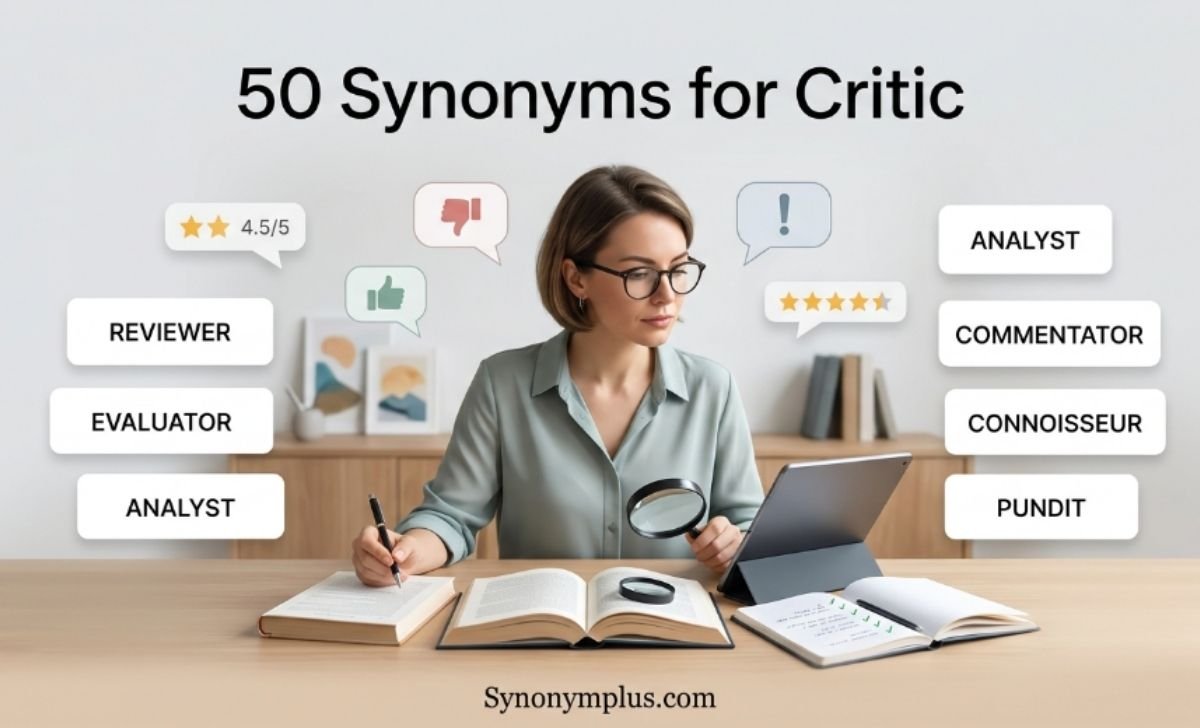 50 Synonyms for Critic