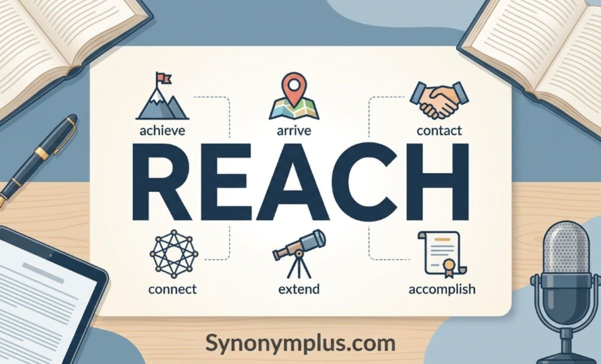 50 Synonyms of Reach