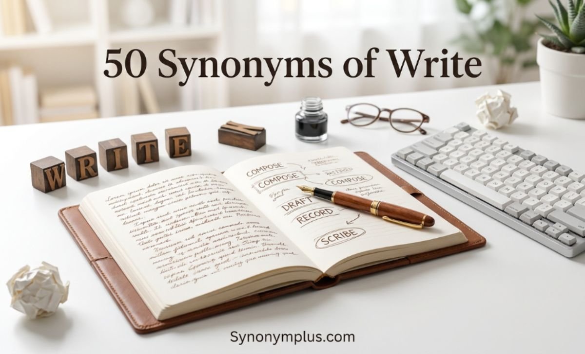 50 Synonyms of Write