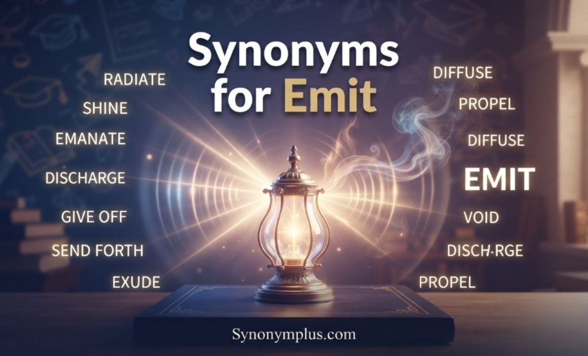 Synonyms for Emit