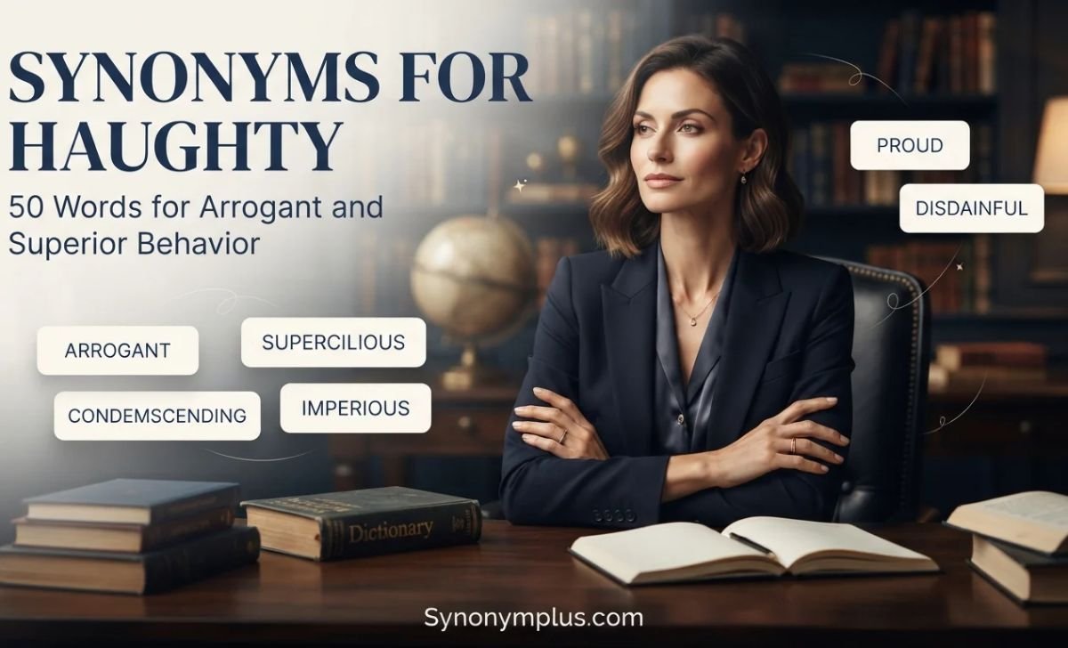 Synonyms for Haughty