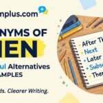 Synonyms of Then